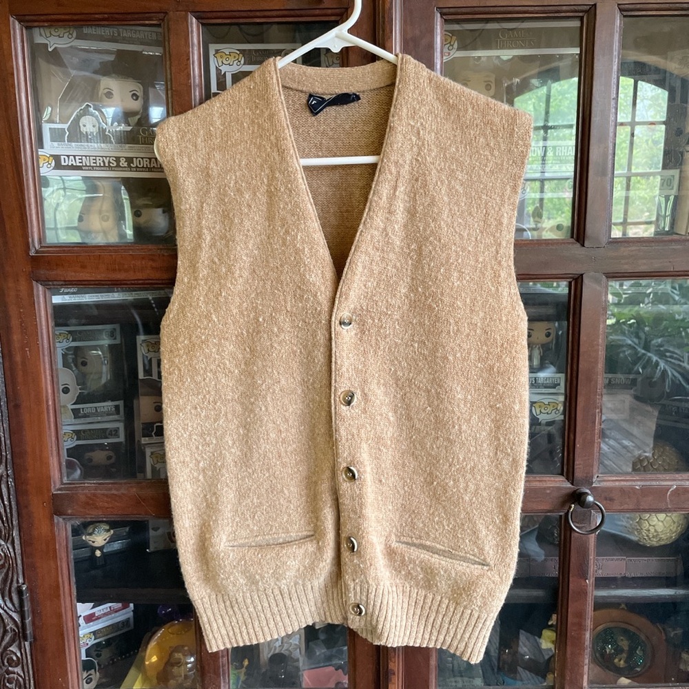 ROBERT BRUCE buttoned sweater vest